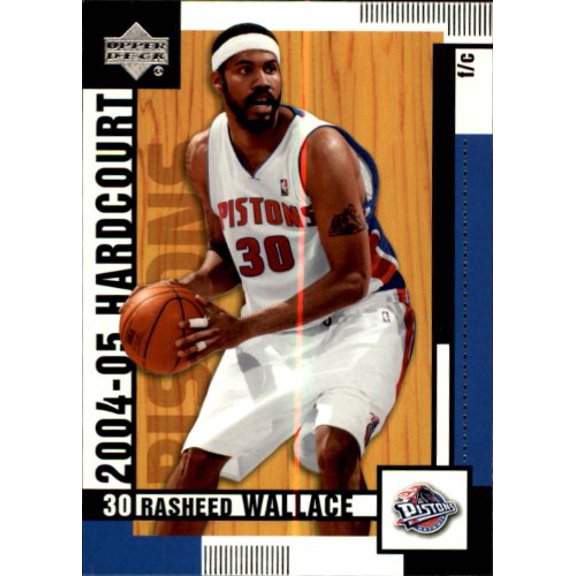 2004-05 Upper Deck Hardcourt #24 Rasheed Wallace NBA Basketball Trading Card