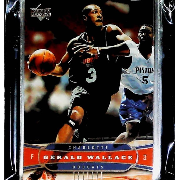 2004-05 Upper Deck  NBA Charlotte Bobcats Team Set Includes Rookies (Hand Collated) of  7 Cards:  20  Gerald Wallace
