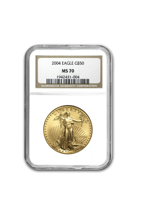2004 1 oz American Gold Eagle MS-70 NGC