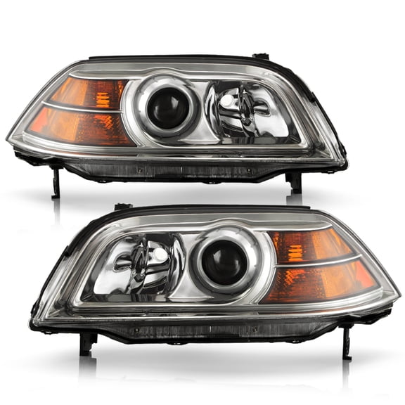 2004 2005 2006 Acura MDX Headlights Headlamps Replacement 04 05 06 Left+Right