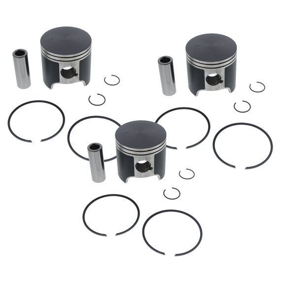 2004 2005 Yamaha Venture 700 VT700 Piston Kit x3 Teflon Coated Race-Driven