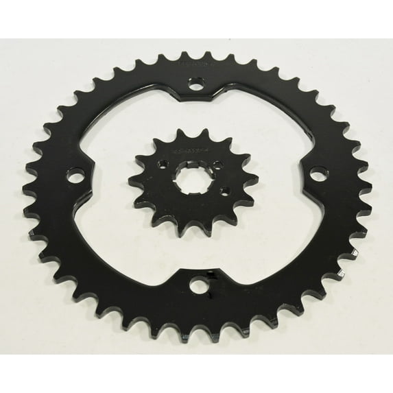 2004 - 2006 Yamaha Raptor YFM350 14 Tooth Front & 40 Tooth Rear Silver Sprocket