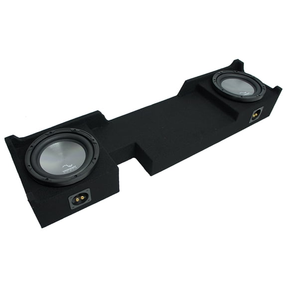 2004-2008 Ford F-150 Ext Super Cab Truck Harmony A102 Dual 10" Sub Box Enclosure