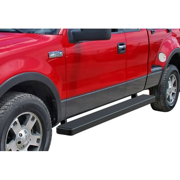 2004-2008 Ford F-150 Super Cab (Excl. Heritage) Black Finish 6 Inch Door to Door Side Bar Side Step Running Board