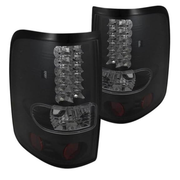 2004-2008 Ford F150 Styleside Black & Smoke LED Tail Lights
