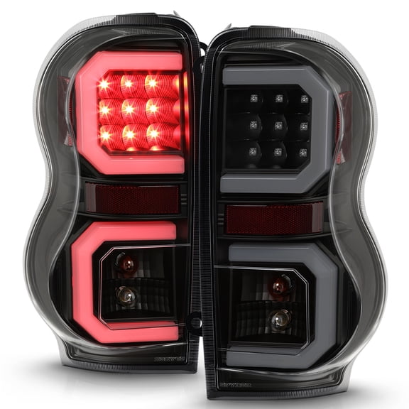 2004-2009 Dodge Durango SUV Black Smoke LED Tube Tail Lights Lamps Left+Right