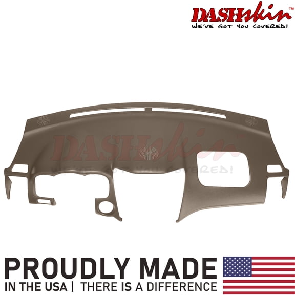 DashSkin Dash Cover Compatible with 2004-2009 Lexus RX 330 RX 350 RX 400h in Sandalwood Tan with Center Speaker Holes - Hard Molded Plastic Dashboard Cap