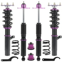SPEEDWOW Coilover Shocks Kits for 2004-2009 Mazda 3, 24 Levels Damper Adjustable Coilovers Suspension Struts Kit, Twin-Tube Lowering Kit