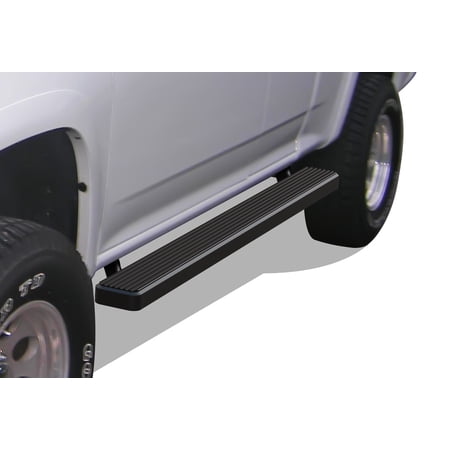 2004-2012 Chevy Colorado Extended Cab\ 2004-2012 GMC Canyon Extended Cab Black Finish 5 Inch Door to Door Side Bar Side Step Running Board