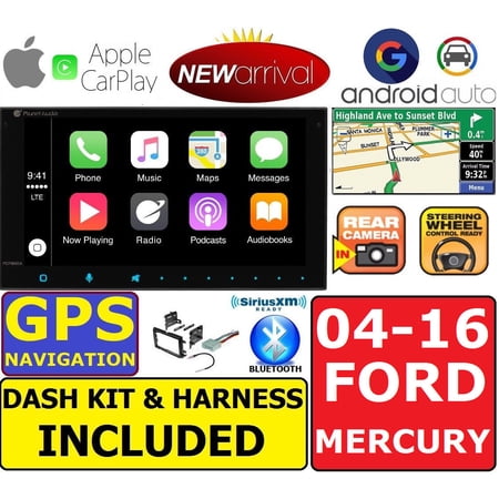 2004-2016 FORD F & E SERIES NAVIGATION APPLE CARPLAY ANDROID AUTO CAR STEREO