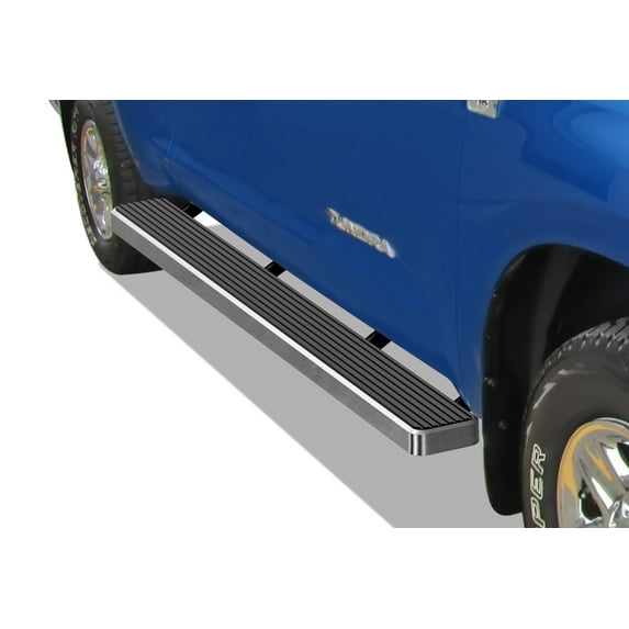 2004-2018 Nissan Titan Crew Cab \ 2016-2018 Nissan Titan XD Crew Cab|5.6' Bed 6061 Aircraft Aluminum Black Finishing Istep W2W 6 Inch Sidestep