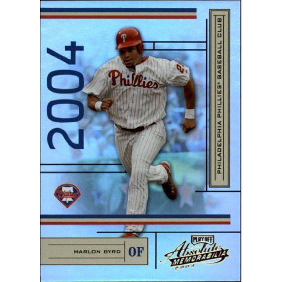 2004 Absolute Memorabilia #159 Marlon Byrd /1349 MLB Baseball Trading Card