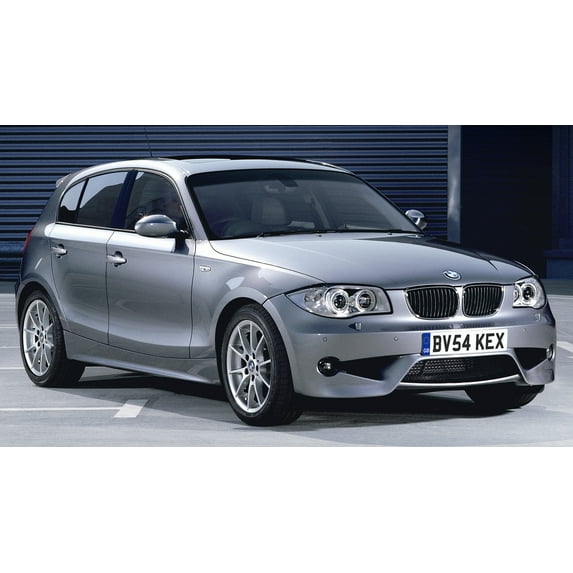 2004 BMW 1 Series Aerodynamic Package 5 Door UK Car - 20x30 Inch Glossy Laminated Poster - Stunning Detail and Bold Colors