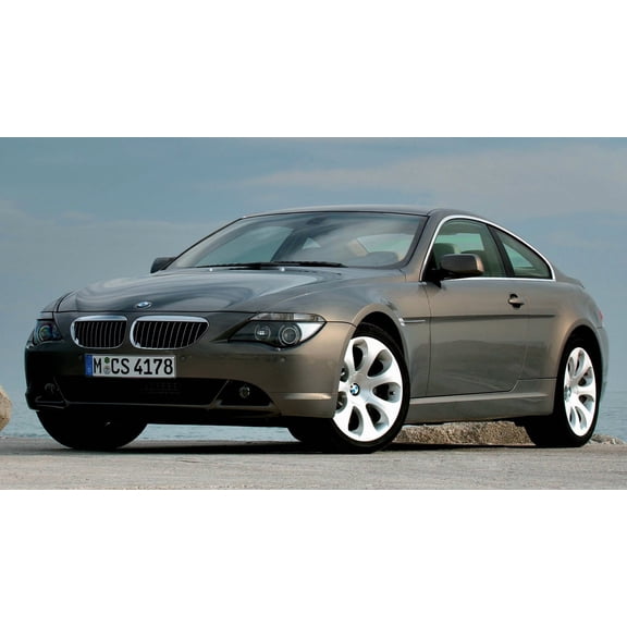2004 BMW 6 Series Coupe Car - 12x18 Inch Laminated Poster - Stunning Detail and Bold Colors