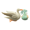 thumbnail image 1 of 2004 Baby’s First Christmas (Stork) Hallmark Keepsake Christmas Tree Ornaments QXG5714, 1 of 5
