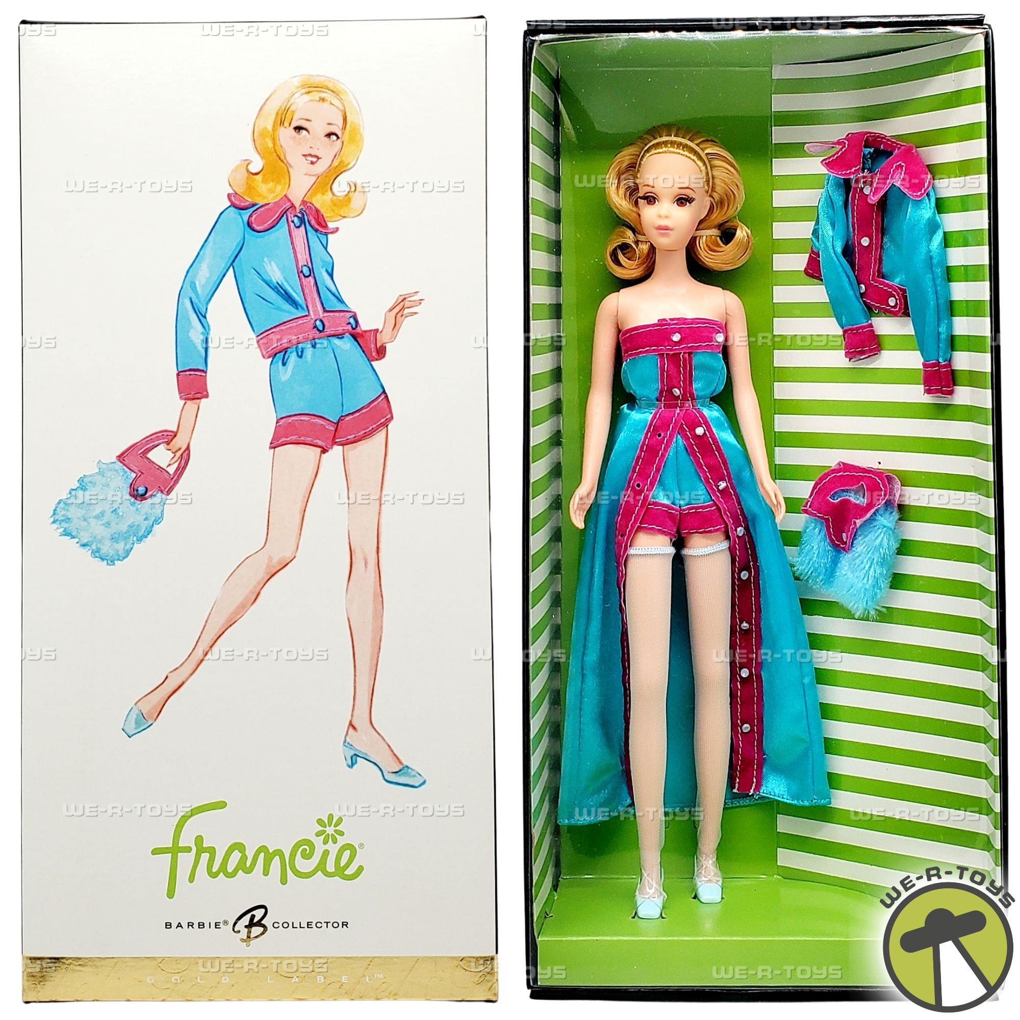 Barbie Collector Smashin Satin Francie Doll 2004 Mattel Barbie Collector Smashin Satin Francie Doll 2004 Mattel