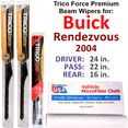 thumbnail image 1 of 2004 Buick Rendezvous Performance Beam Wipers (Set of 3) w/Rear Wiper, 1 of 3