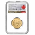 thumbnail image 1 of 2004 Canada 1 oz Gold Maple Leaf MS-70 NGC (25th Anniv), 1 of 3