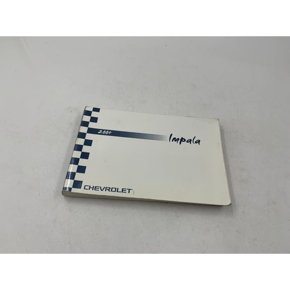 2004 Chevrolet Impala Owners Manual OEM G03B19055