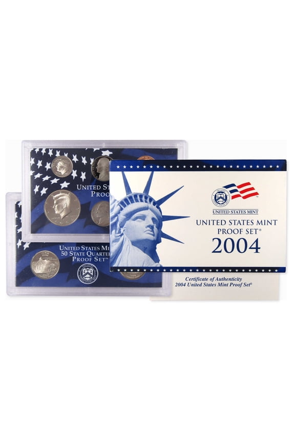 2004 Clad Proof Set U.S. Mint Original Government Packaging OGP COA