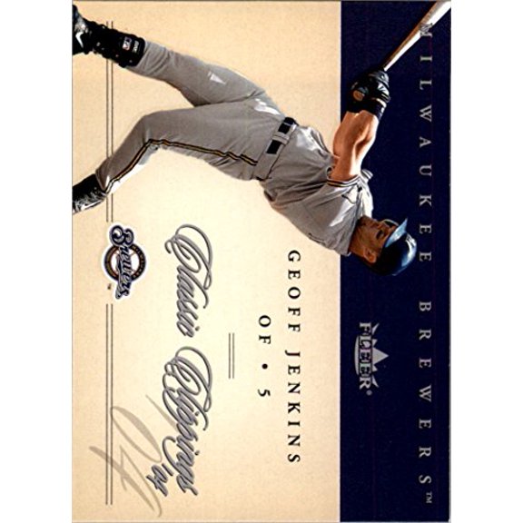 2004 Classic Clippings #12 Geoff Jenkins MLB Baseball Trading Card