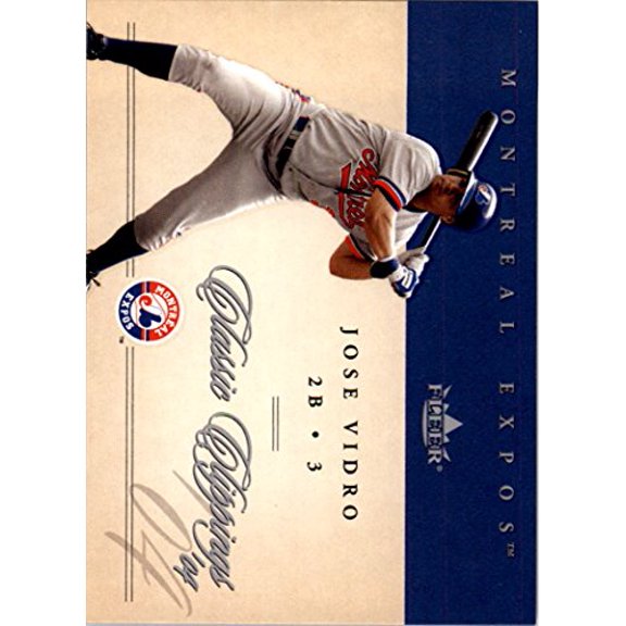 2004 Classic Clippings #40 Jose Vidro MLB Baseball Trading Card
