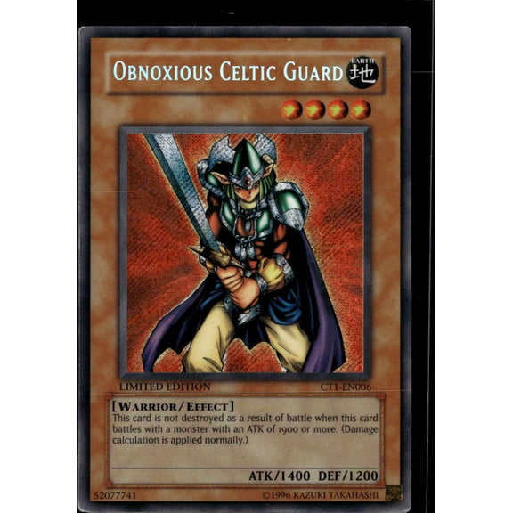 2004 Collector's Tins Obnoxious Celtic Guard Secret Rare Limited Edition