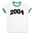 thumbnail image 1 of 2004 College Style Ringer Tee Shirt Unisex 2X-Large White/Kelly Green, 1 of 5