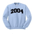 thumbnail image 1 of 2004 College Style Sweatshirt Unisex Large Light Blue, 1 of 5