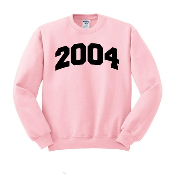 2004 College Style Sweatshirt Unisex X-Large Pink