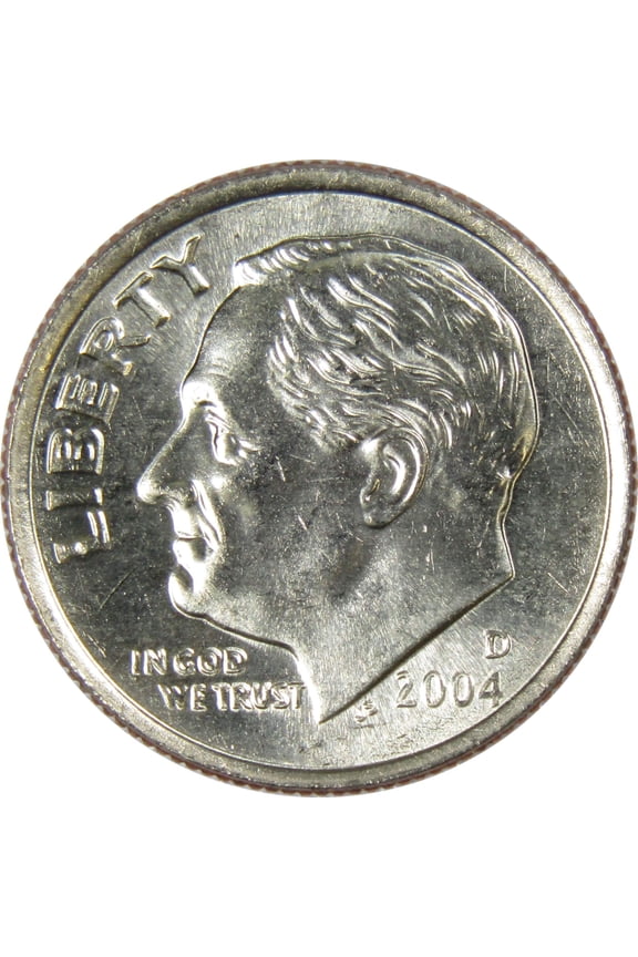 2004 D Roosevelt Dime BU Uncirculated Mint State 10c US Coin Collectible