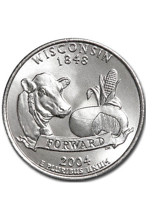 2004-D Wisconsin State Quarter BU
