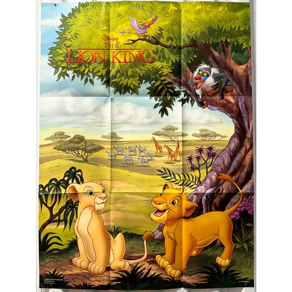 2004 Disney The Lion King Scholastic Poster