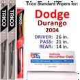 thumbnail image 1 of 2004 Dodge Durango Wiper Blades (Set of 3) w/Rear Wiper, 1 of 3