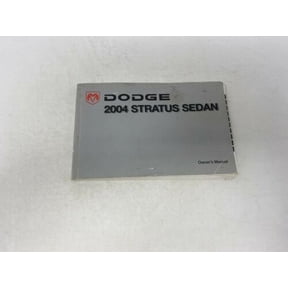 2004 Dodge Stratus Owners Manual Handbook OEM K01B14017