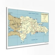 2004 Dominican Republic Map Poster - Dominican Republic Wall Art - Dominican Wall Decor - Dominican Poster - Dominican Republic Map Art - Dominican Wall Art
