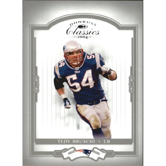 2004 Donruss Classics #56 Tedy Bruschi NFL Football Trading Card New England Patriots
