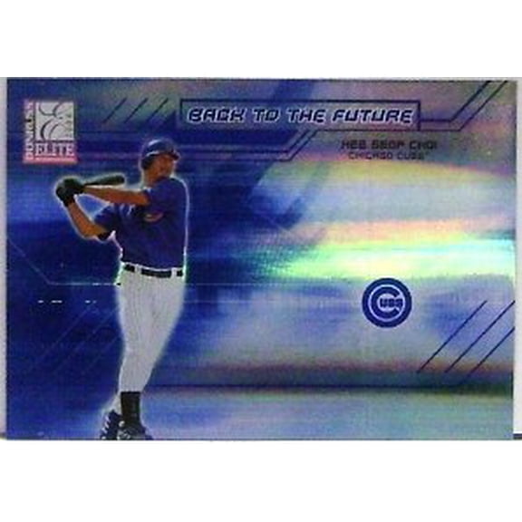2004 Donruss Elite Back to the Future #6 Hee Seop Choi /500 MLB Baseball Trading Card