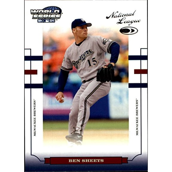 2004 Donruss World Series #98 Ben Sheets MLB Baseball Trading Card