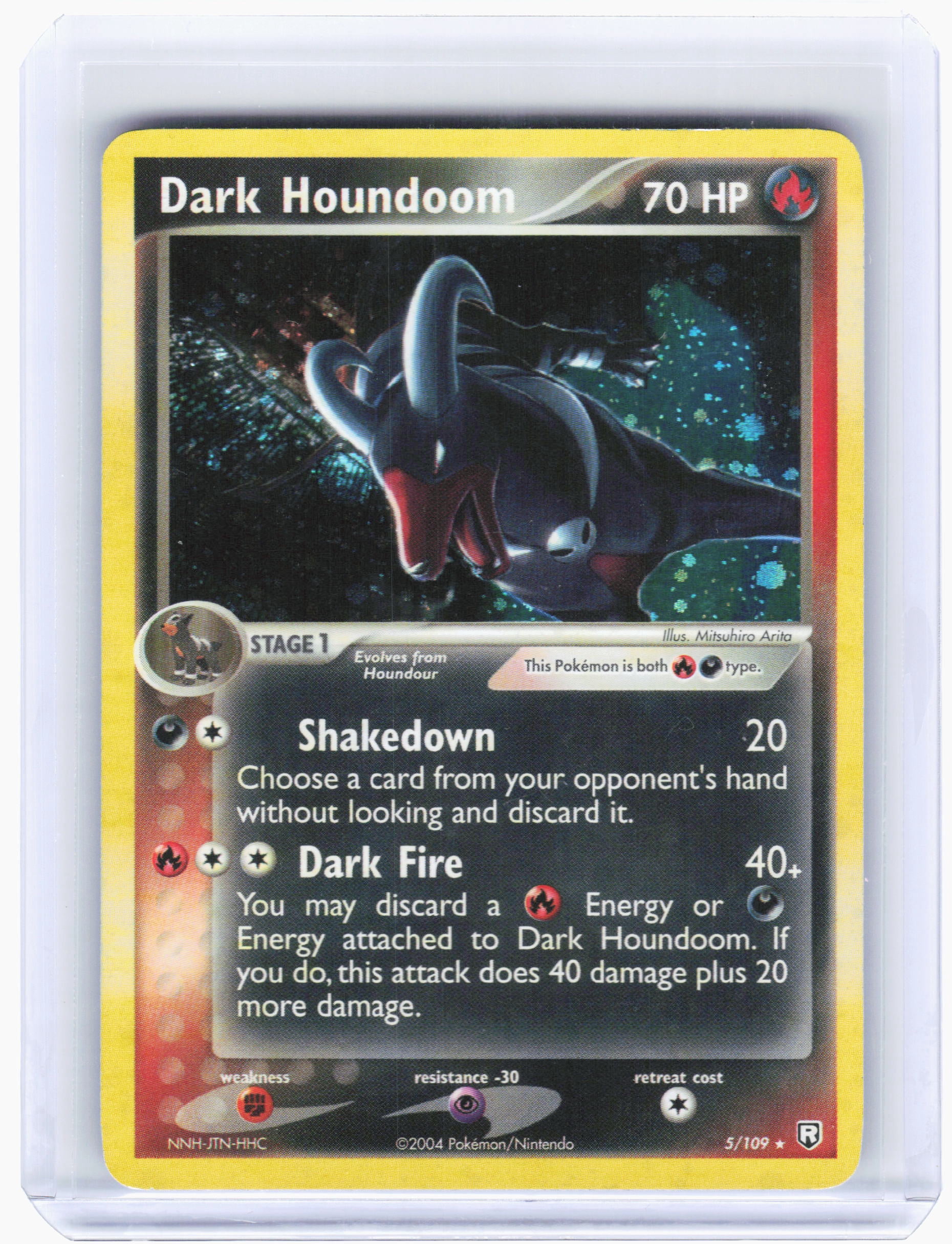how to know rarity of pokemon cards Pokemon - Scarlet & Violet - Obsidian Flames - Houndoom ex main image 0
