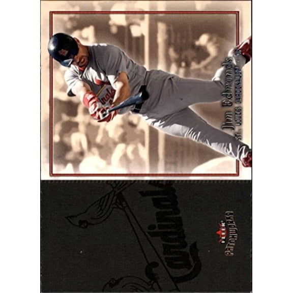 2004 Fleer Patchworks #43 Jim Edmonds MLB Baseball Trading Card