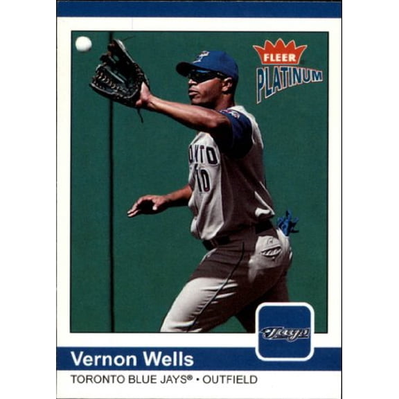 2004 Fleer Platinum #91 Vernon Wells MLB Baseball Trading Card