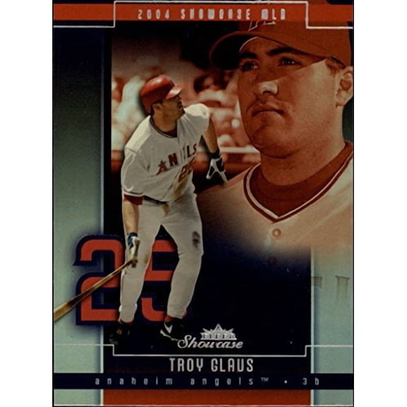 2004 Fleer Showcase #20 Troy Glaus MLB Baseball Trading Card