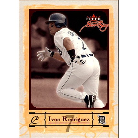 2004 Fleer Sweet Sigs #45 Ivan Rodriguez MLB Baseball Trading Card