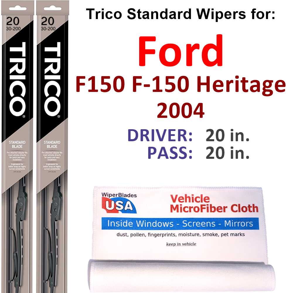 2004 Ford F150 F 150 Heritage Wiper Blades Set of 2
