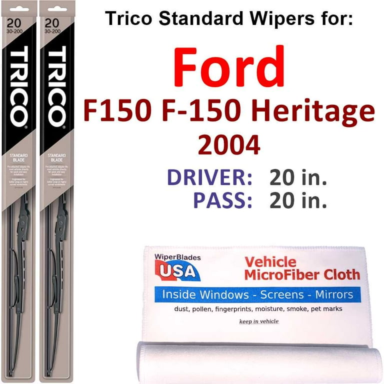 2004 Ford F150 F 150 Heritage Wiper Blades Set of 2