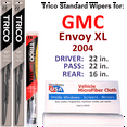 thumbnail image 1 of 2004 GMC Envoy XL Wiper Blades (Set of 3) w/Rear Wiper, 1 of 3