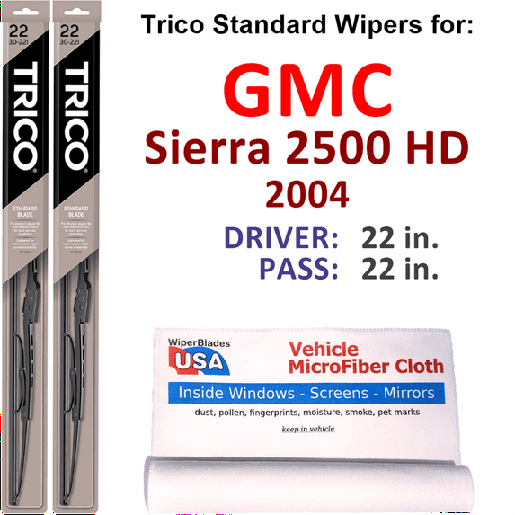 2004 GMC Sierra 2500 HD Wiper Blades (Set of 2)