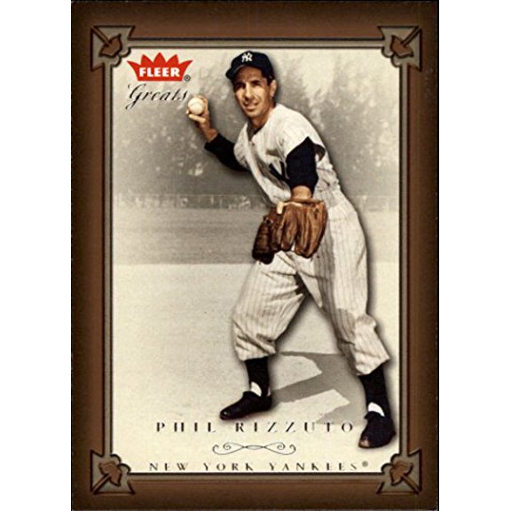 2004 Greats of the Game #18 Phil Rizzuto MLB Baseball Trading Card