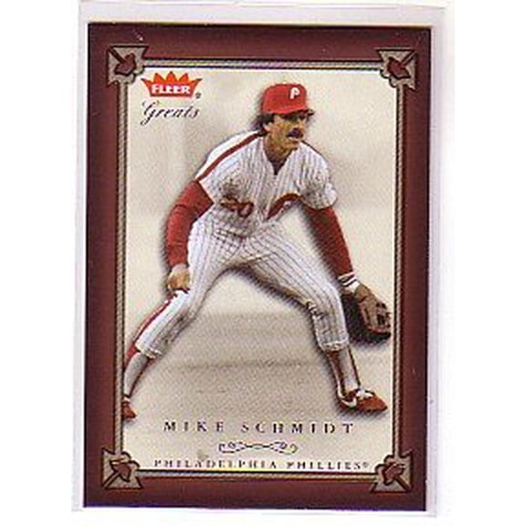 2004 Greats of the Game #39 Mike Schmidt MLB Baseball Trading Card
